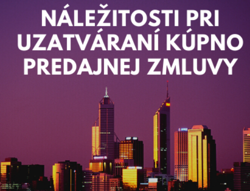 Základné náležitosti pri uzatváraní kúpno predajnej zmluvy